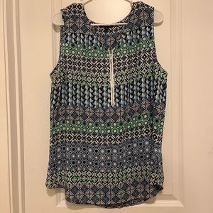 Light weight sleeveless blouse.